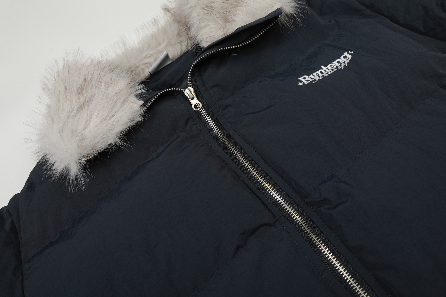 ファーネックパファージャケット/2color/cm0078