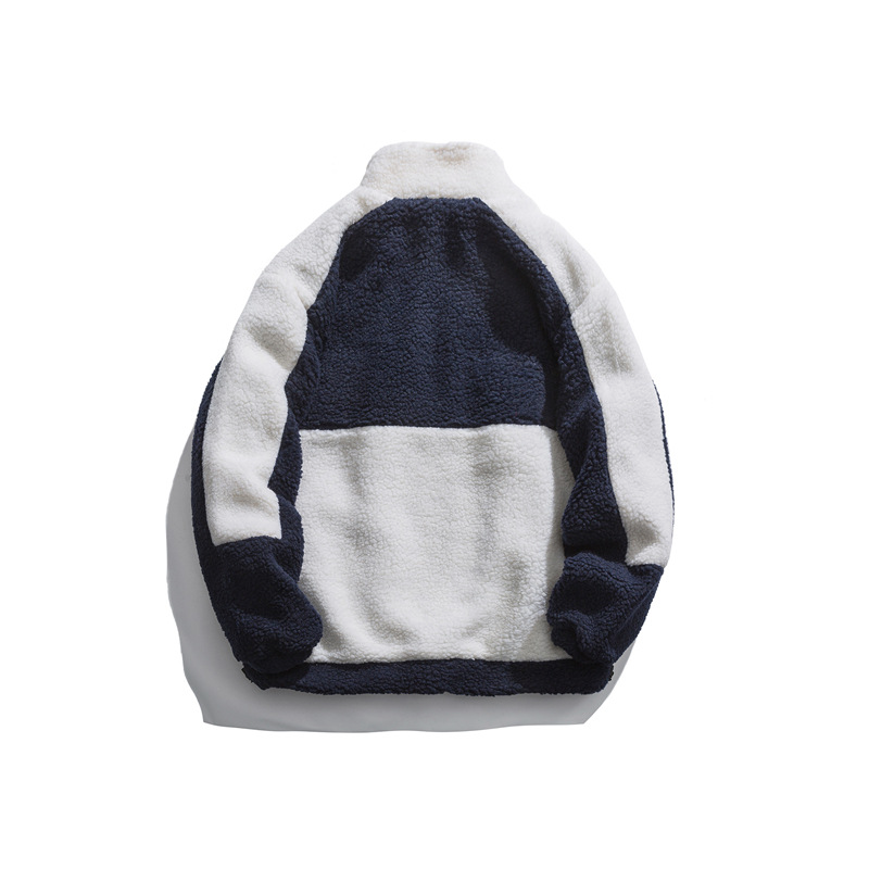 バイカラーワンポイントロゴボアジャケット/2color/cm0122