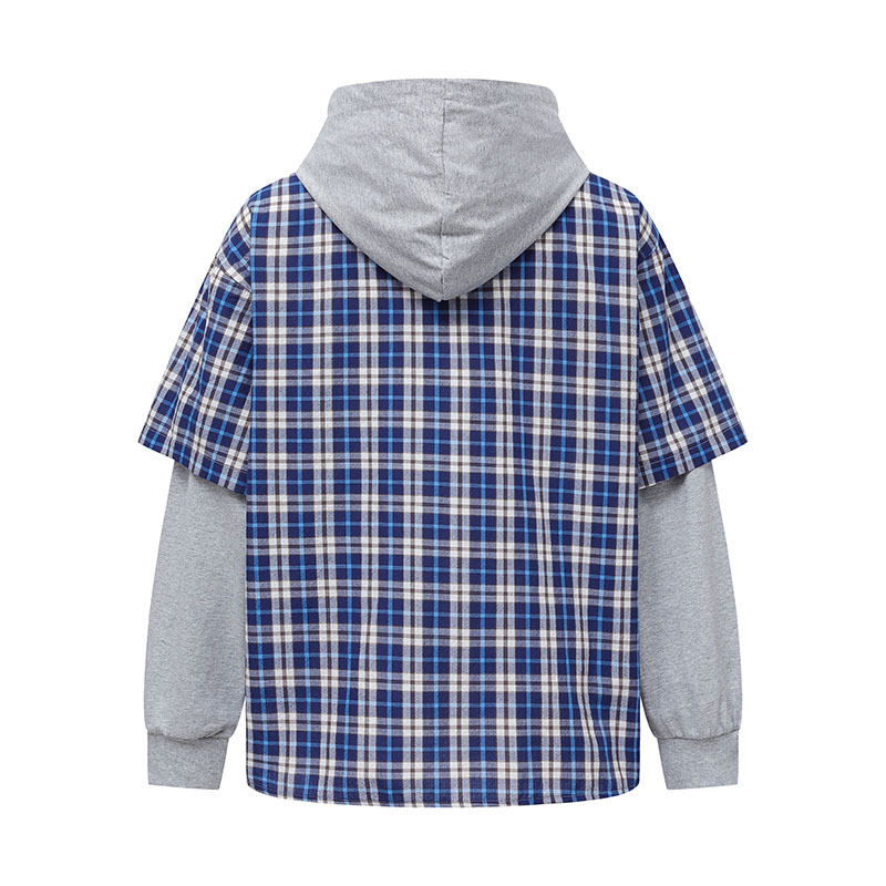 フェイクレイヤーチェックシャツジャケット/2color/cm0082