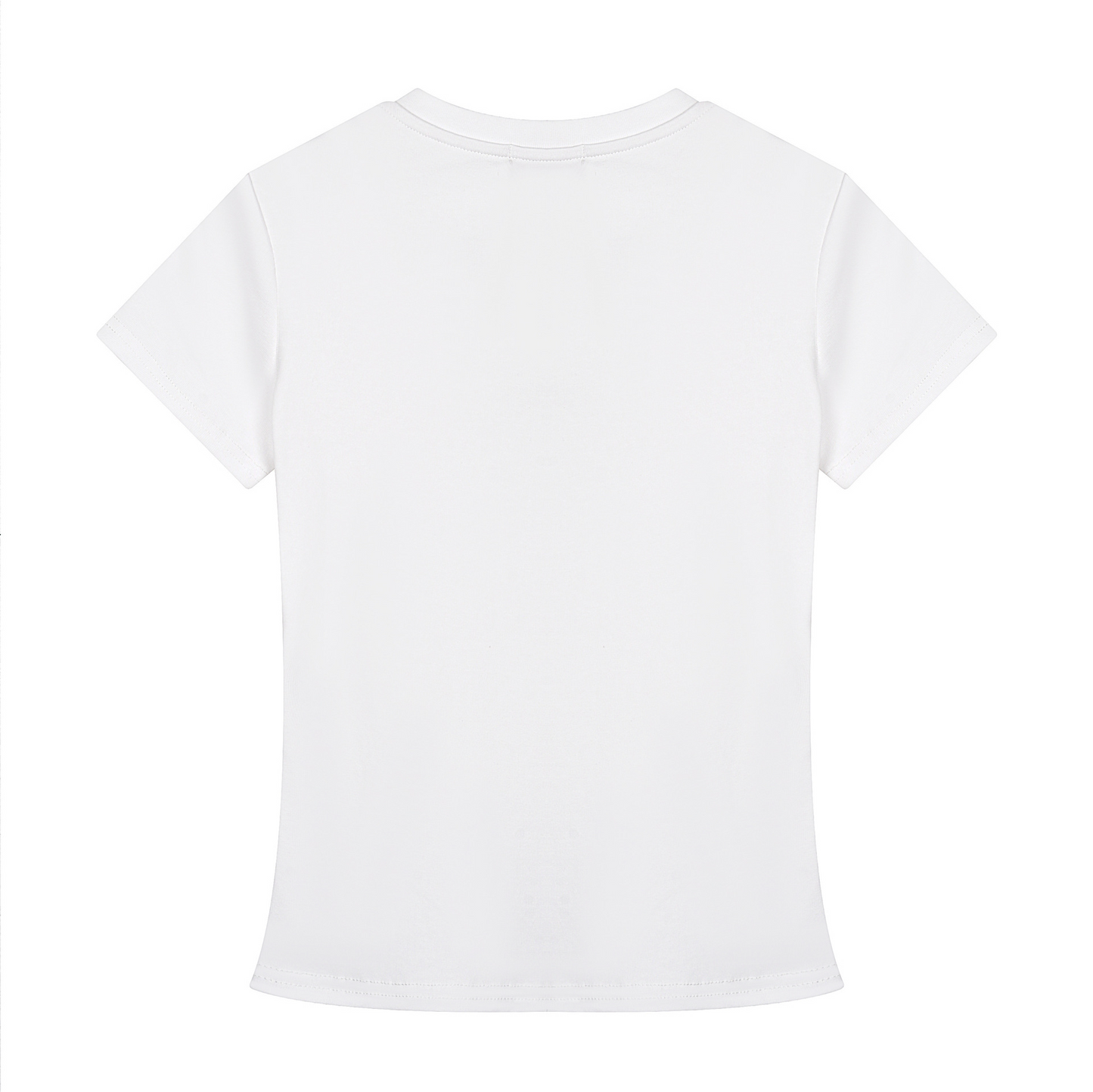 2color/ハートデザインアップルプリントTシャツ/cm0221