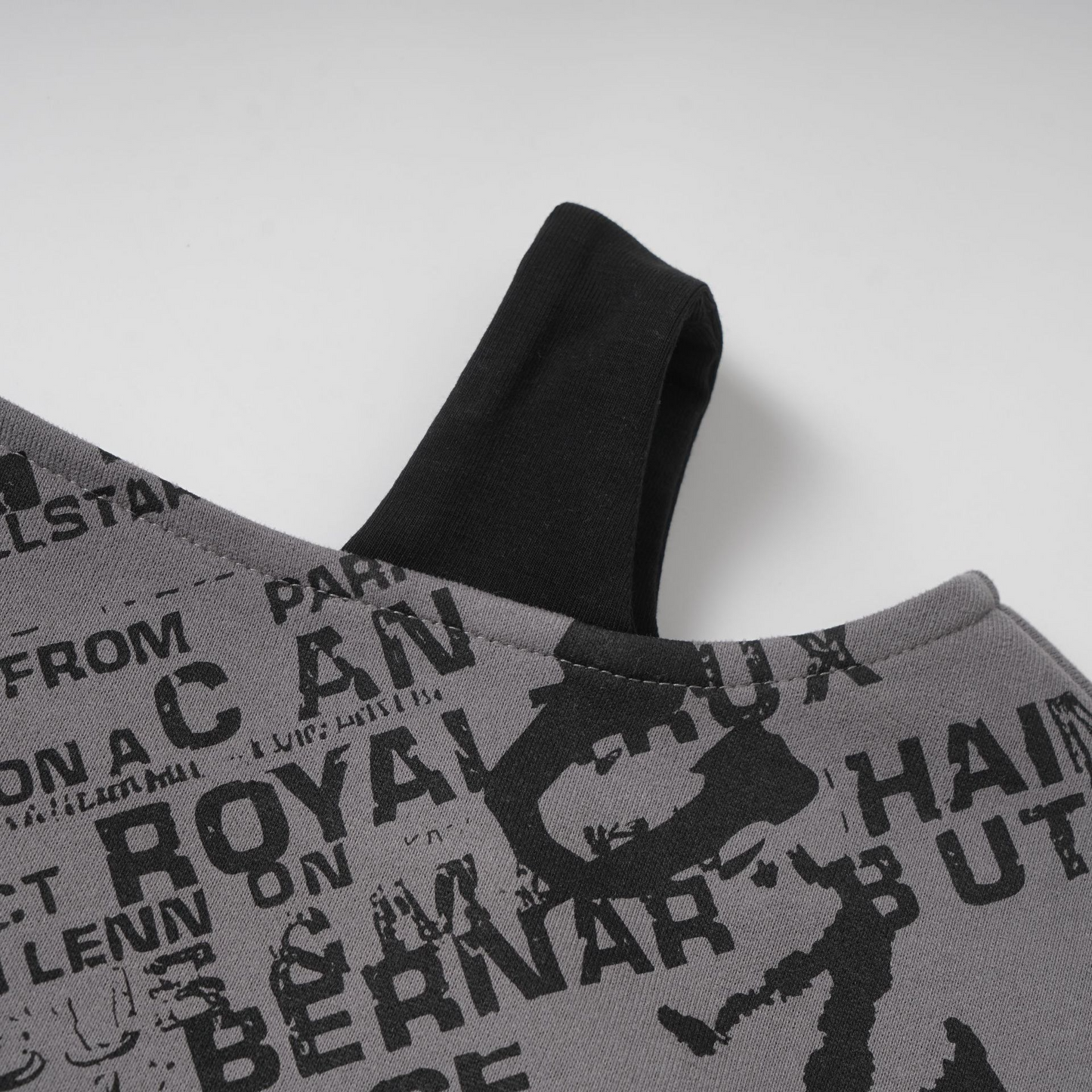 オフショルダープリントデザインスウェット/cm0025