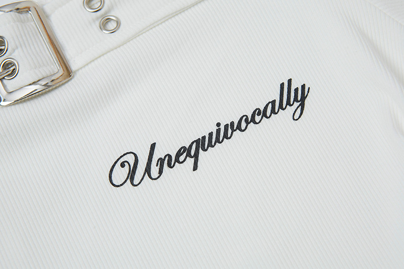 2color/ベルトデザインオフショルダートップス/cm0245