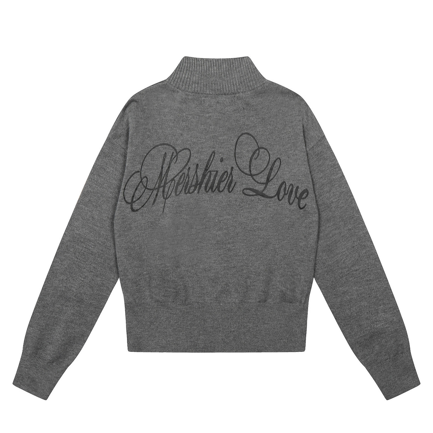 ジップアッププリントロゴカーディガン/2color/cm0132