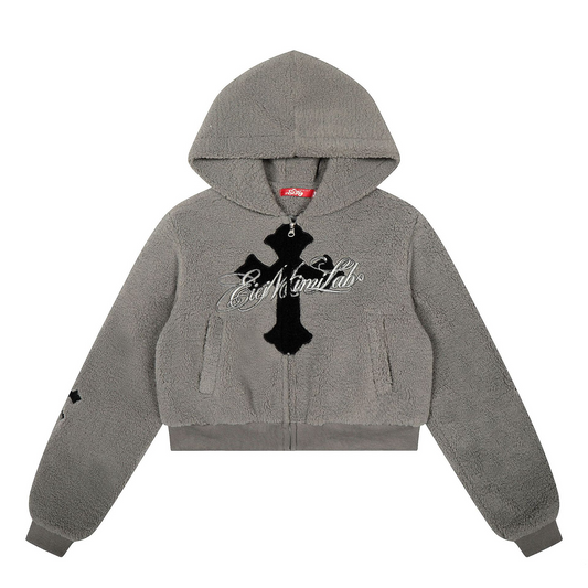 クロスロゴボアパーカー/2color/cm0146