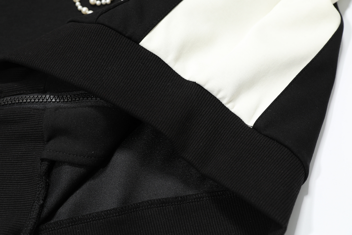 ビーズロゴラインデザインパーカー/3color/cm0073