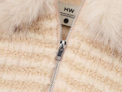 ボーダーボアジャケット/2color/cm0006