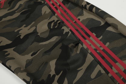 カモフラ柄サイドラインパンツ/cm0054