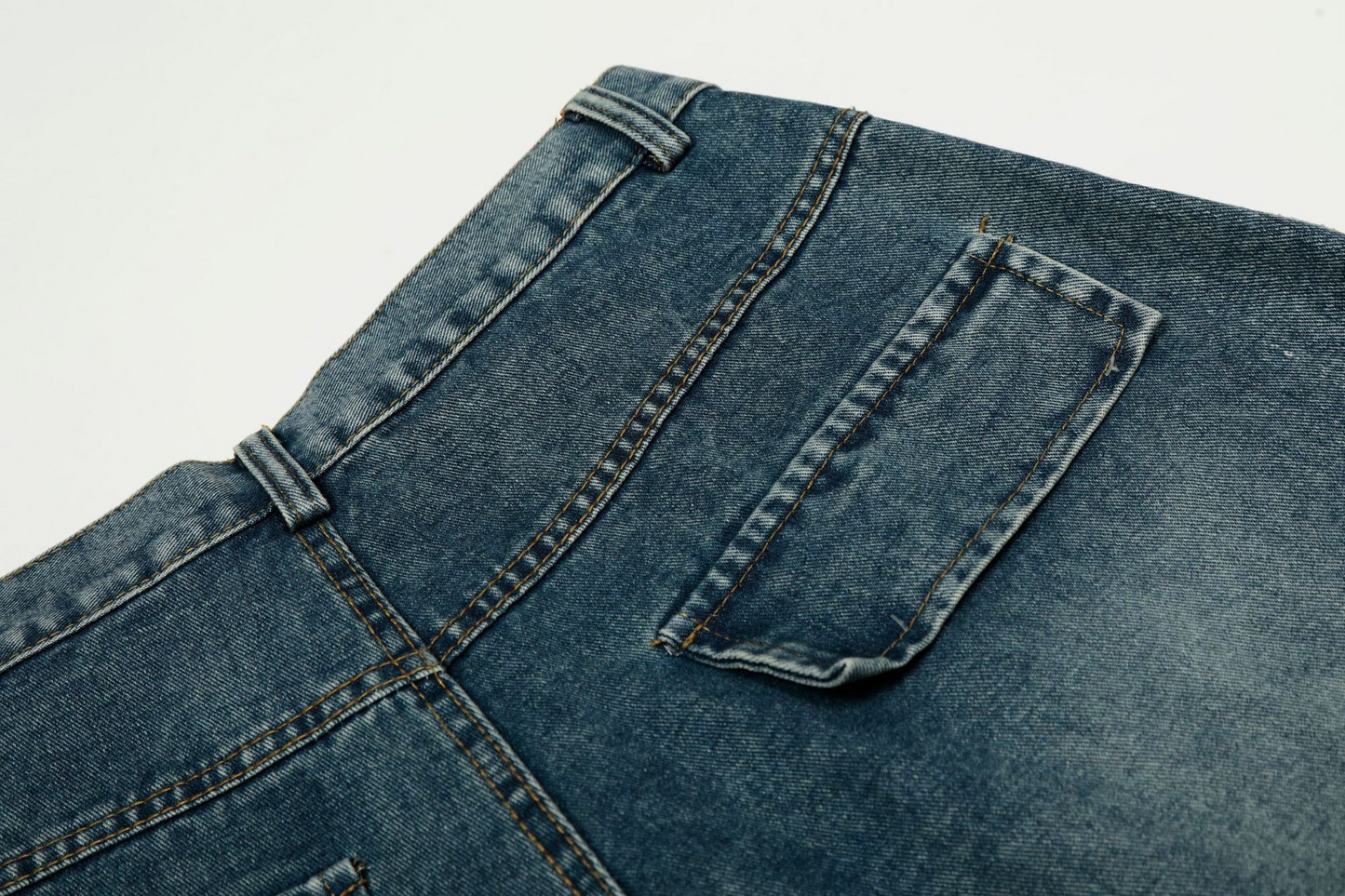 刺繡ロゴポケットデザインデニムパンツ/cm0064