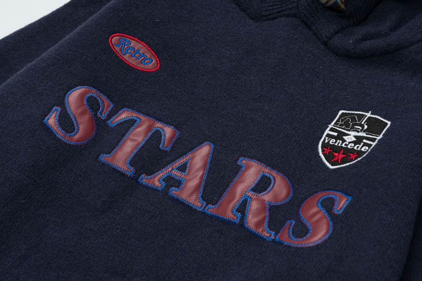 ネクタイニットロゴパーカー/2color/cm0017