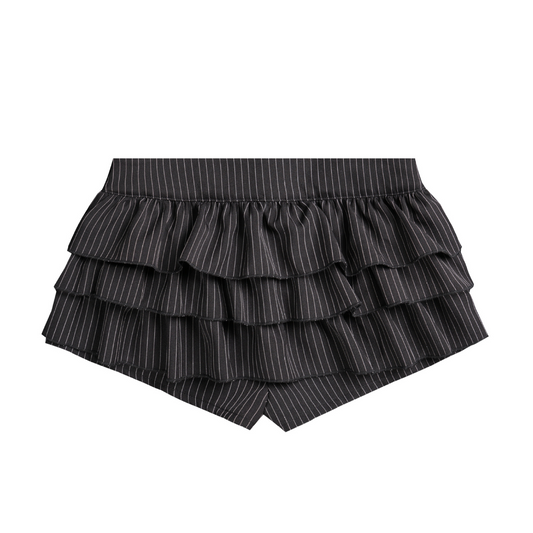ストライプフリルショートパンツ/cm0242