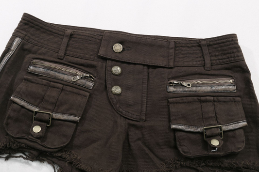 2color/ポケットデザインショートパンツ/cm0193