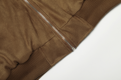 耳付きファーフードパッド入りジャケット/cm0068