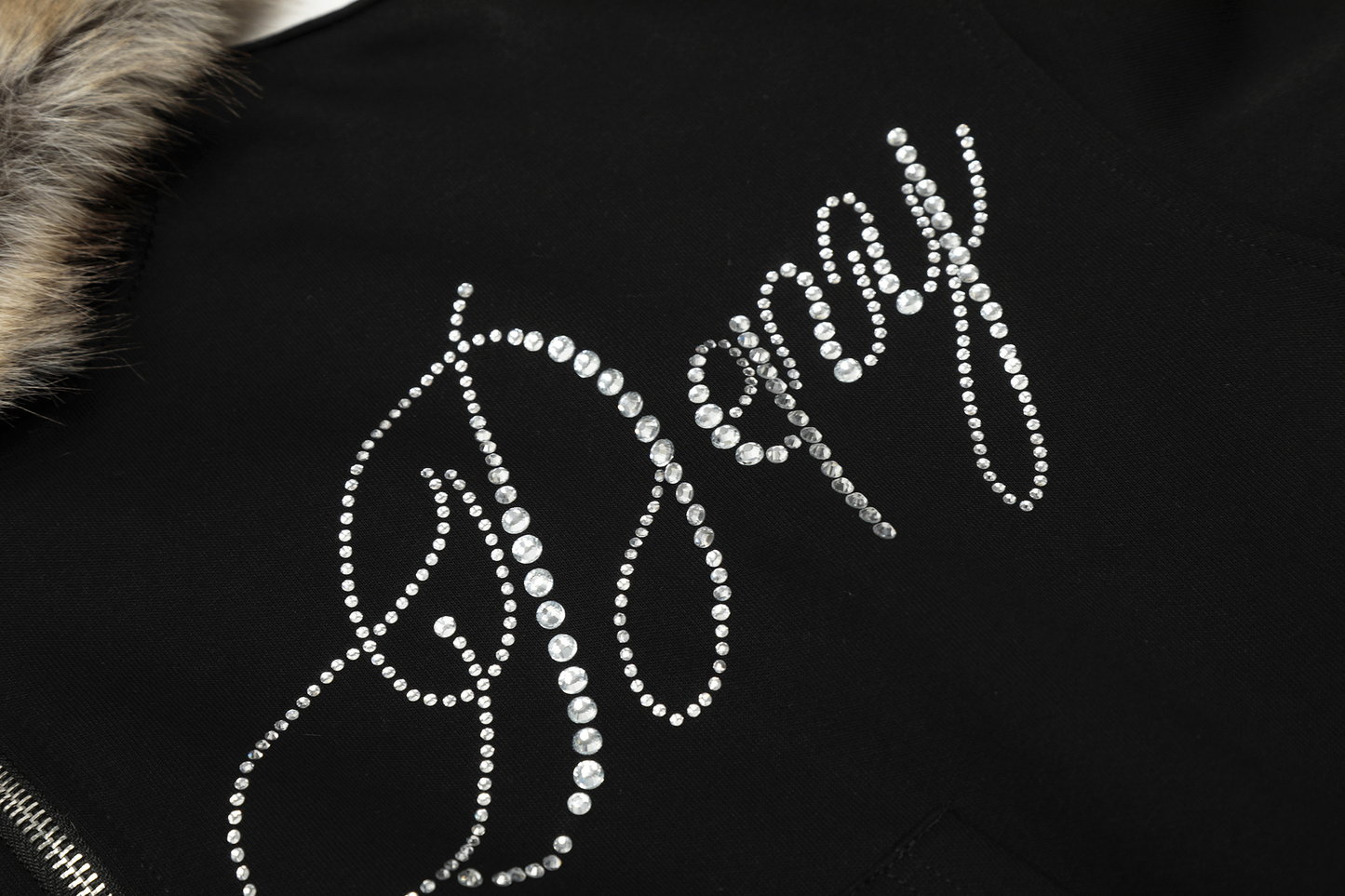 ファー付きフードジップアップパーカー/cm0035