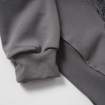 オフショルダープリントデザインスウェット/cm0025