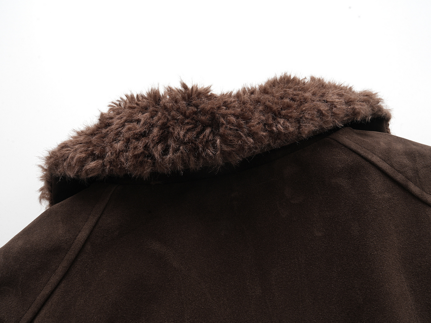 ボアネッククロスデザインアルファベットディテールボタンジャケット/2color/cm0033