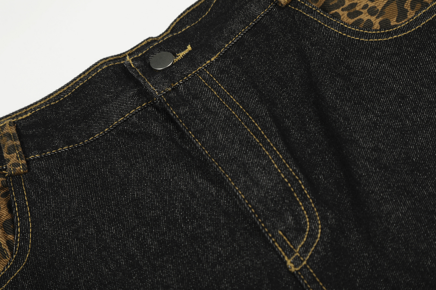 レオパードディテールワンポイントロゴパンツ/2color/cm0141