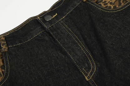 レオパードディテールワンポイントロゴパンツ/2color/cm0141