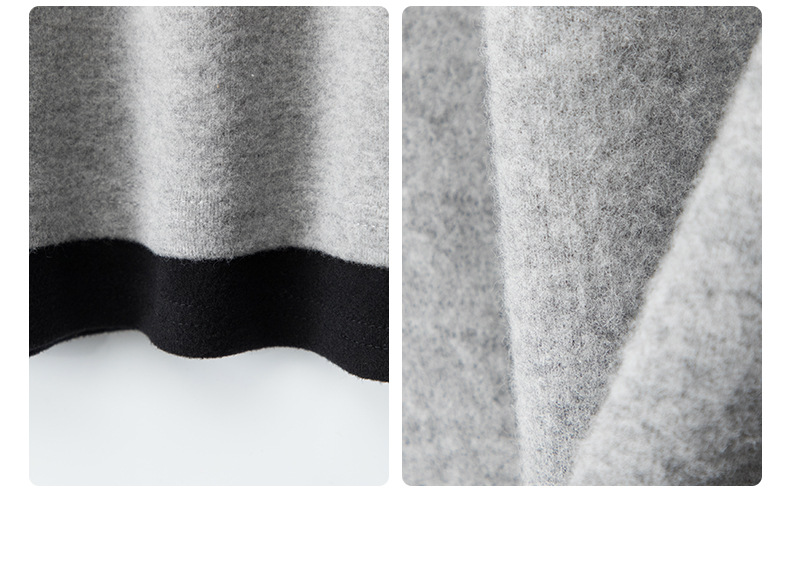 バイカラープリントロングTシャツ/2color/cm0127