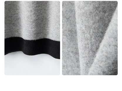 バイカラープリントロングTシャツ/2color/cm0127