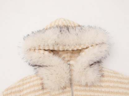 ボーダーボアジャケット/2color/cm0006