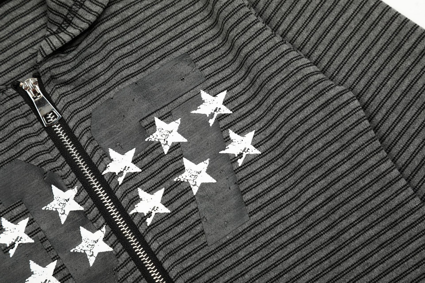 スタープリントジップアップスウェット