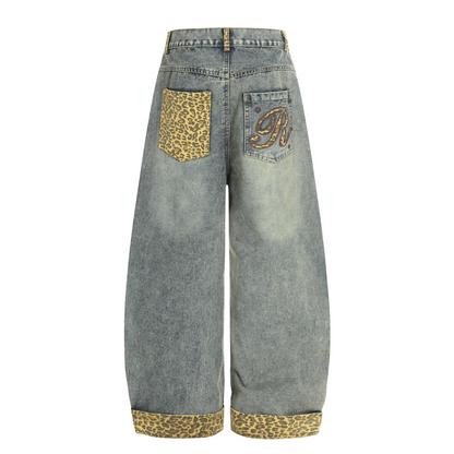 レオパードディテールワンポイントロゴパンツ/2color/cm0141