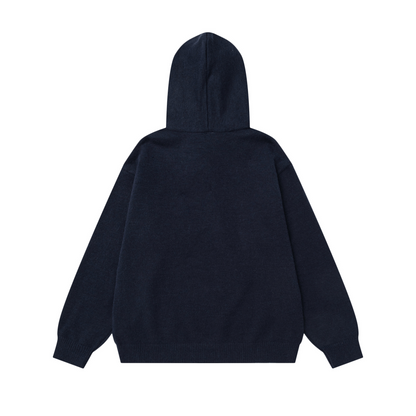 ネクタイニットロゴパーカー/2color/cm0017