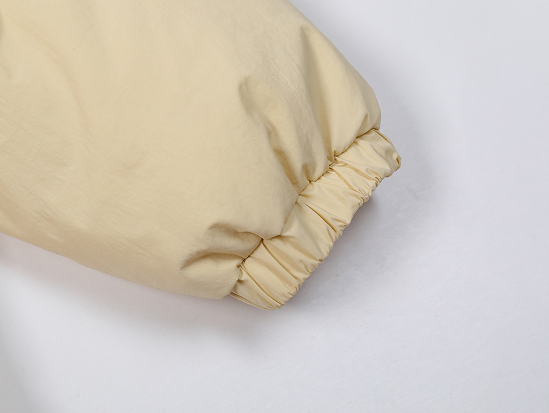 BIGポケットリボンデザインパファージャケット/2color/cm0079