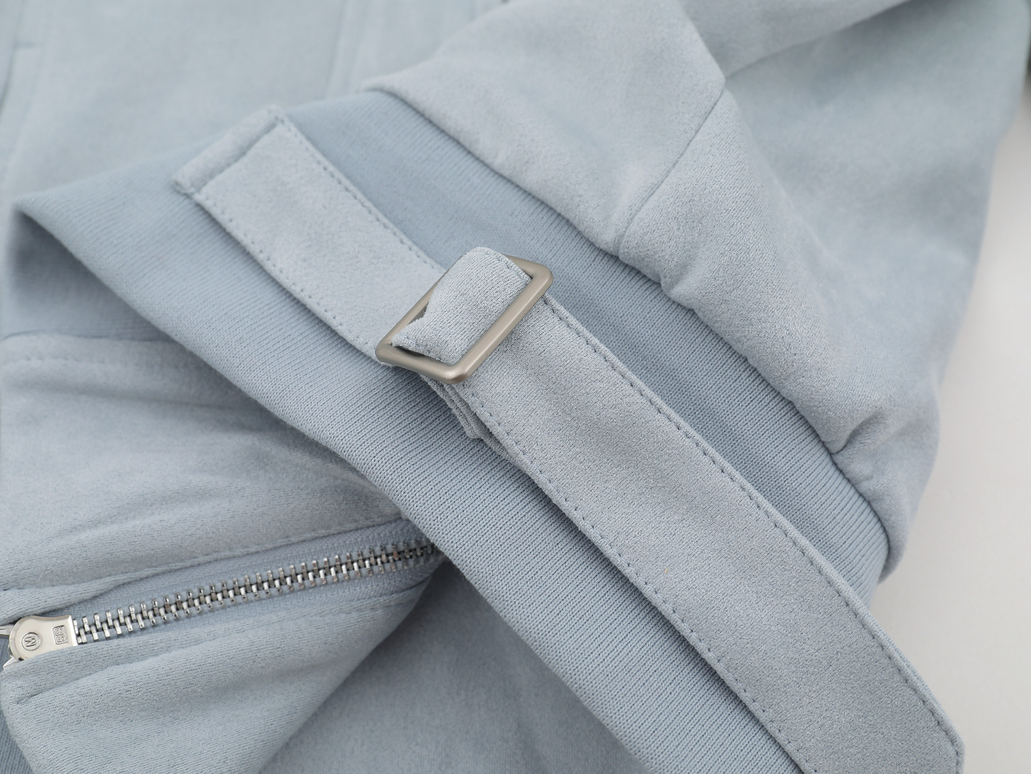 取り外しファー付きポケットデザインジップアップジャケット/2color/cm0043