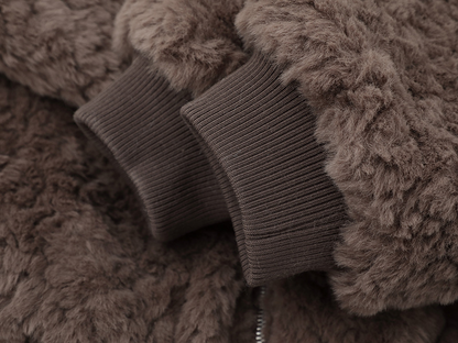 ベルトネックボアジャケット/2color/cm0072