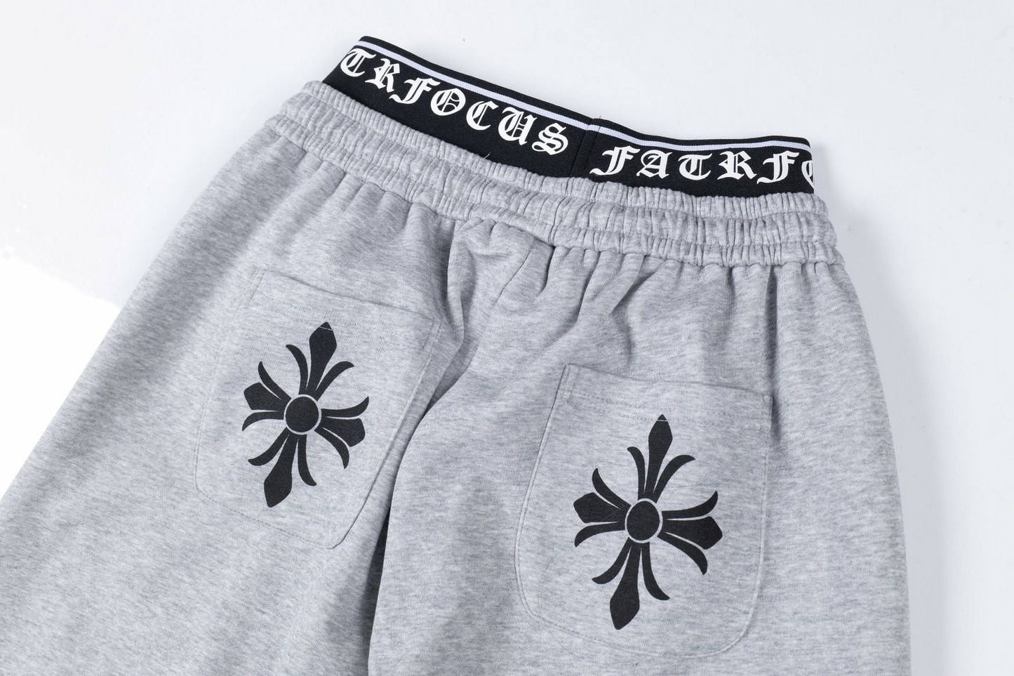 クロスデザインアルファベットスウェットパンツ/cm0092