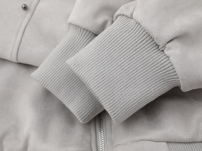 耳付きフードクロスデザインジャケット cm0015