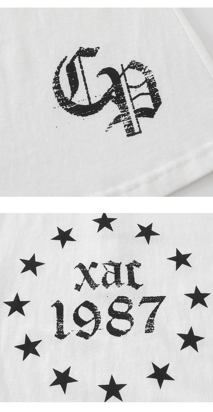 フード付きバックプリントスリムスウェットシャツ/2color/cm0040