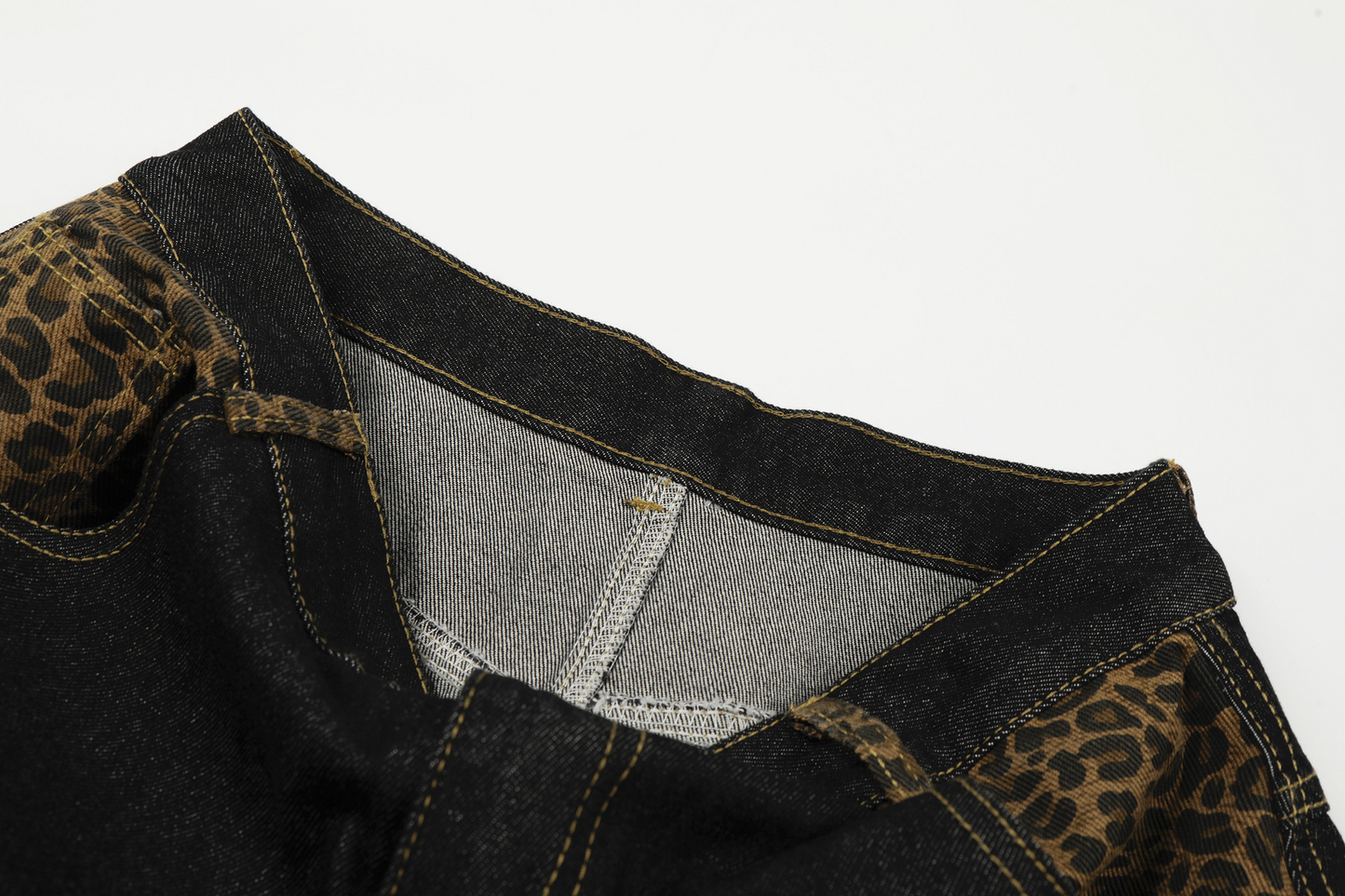 レオパードディテールワンポイントロゴパンツ/2color/cm0141