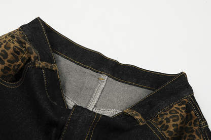 レオパードディテールワンポイントロゴパンツ/2color/cm0141