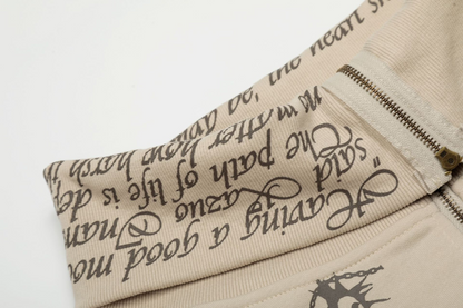 ジップアッププリントスウェット/2color/cm0089