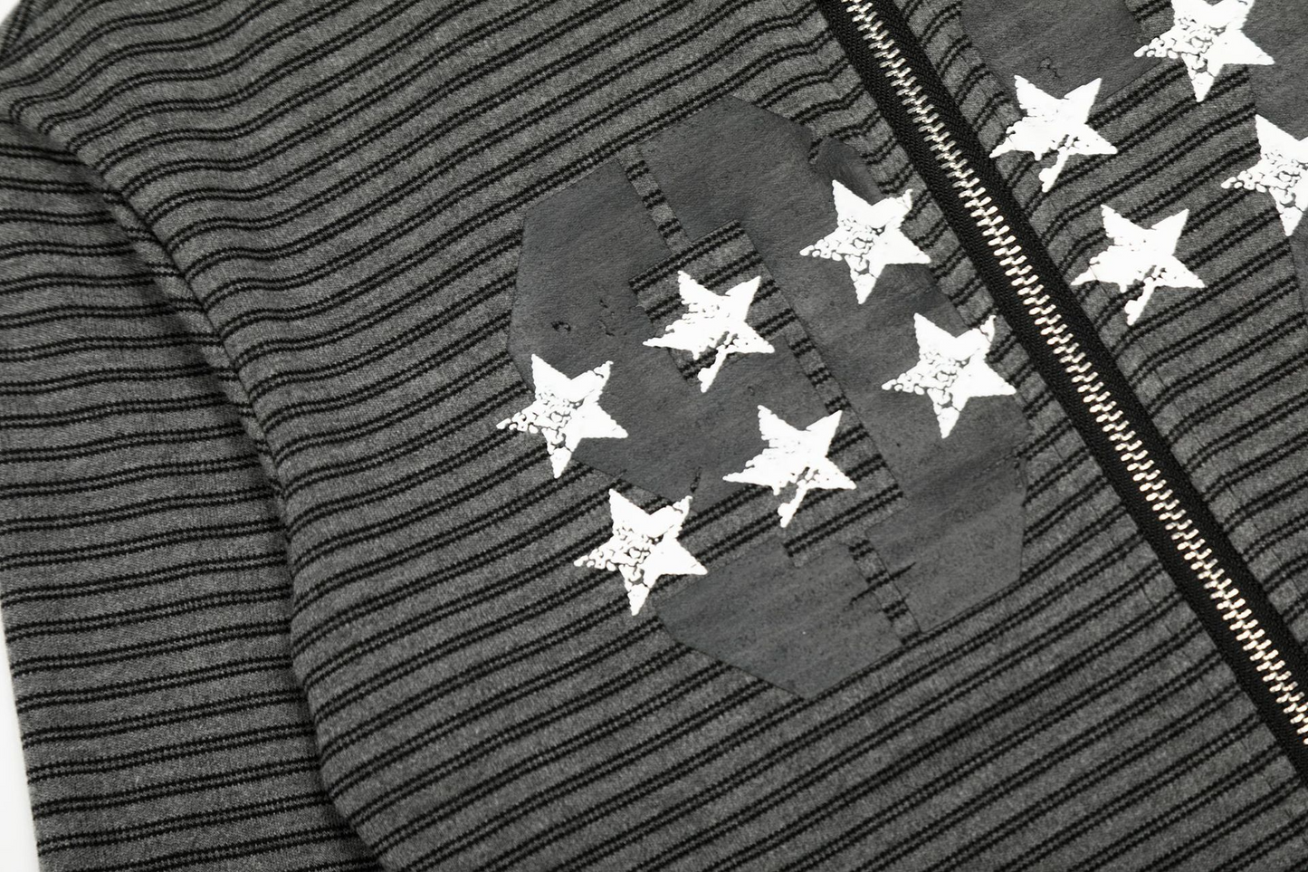スタープリントジップアップスウェット