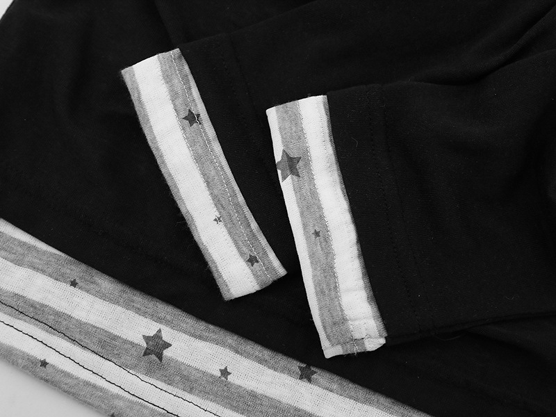 2color/フェイクレイヤードロゴ入りトップス/cm0239