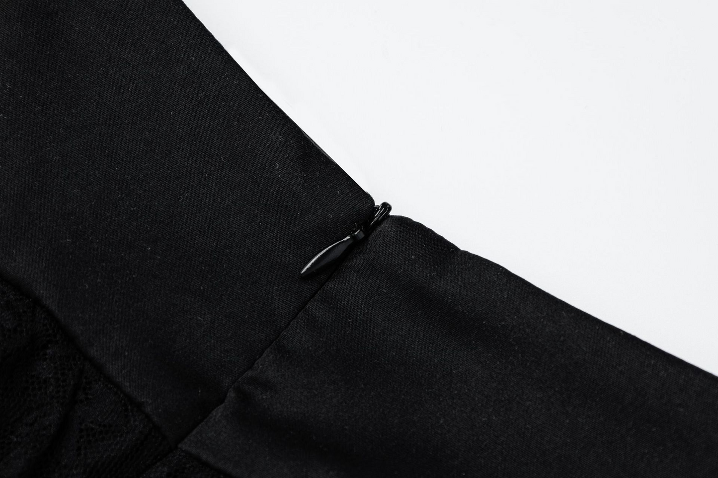 レースディテールクロスデザインリボンミニスカート/cm0107