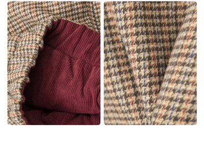 リバーシブル/コントラスト チェック柄 ヴィンテージジャケット/2color/cm0060