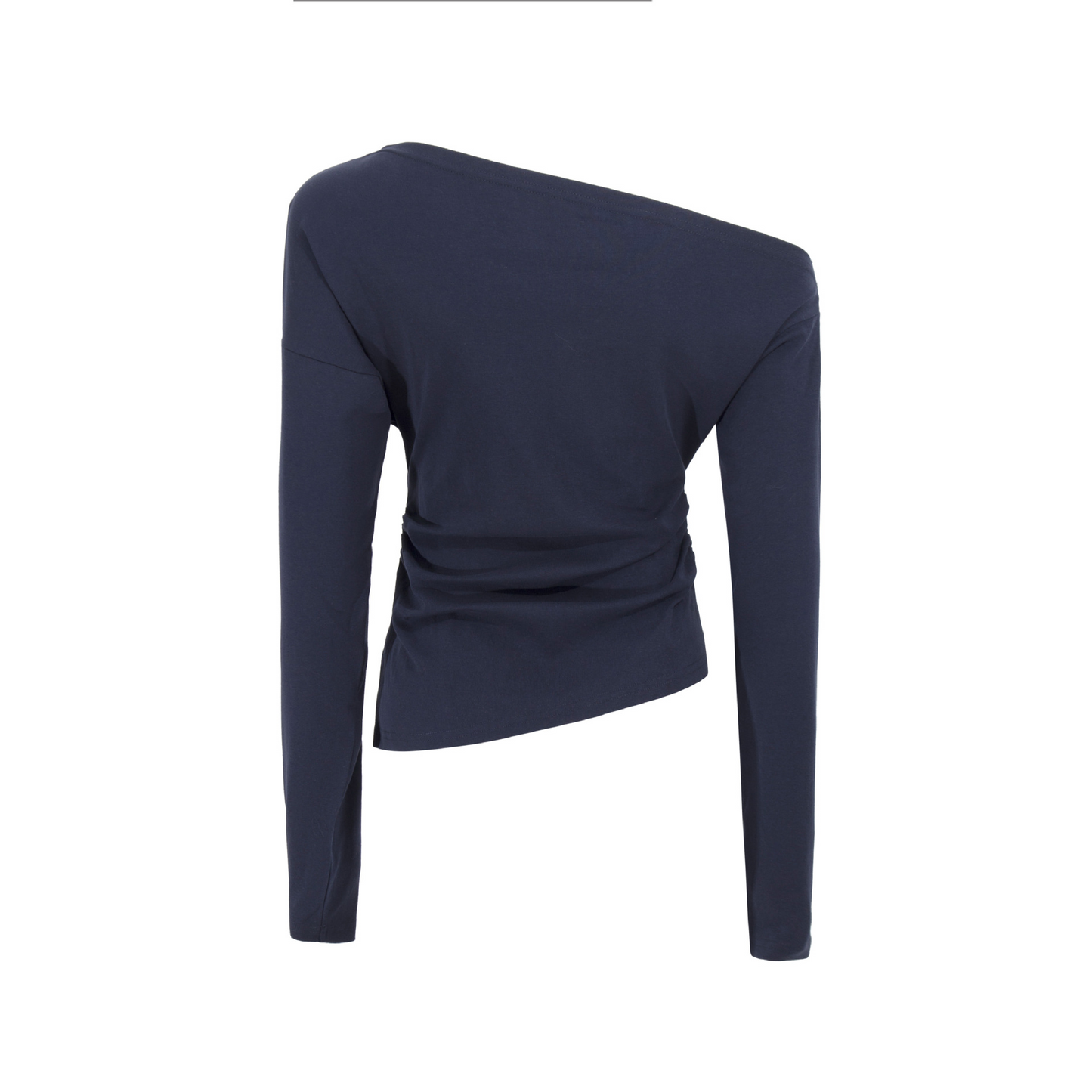 スタッズ付きアシメオフショルダーTシャツ/3color/cm0104