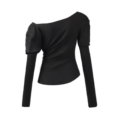 4ボタンプリント長袖トップス/3color/cm0152