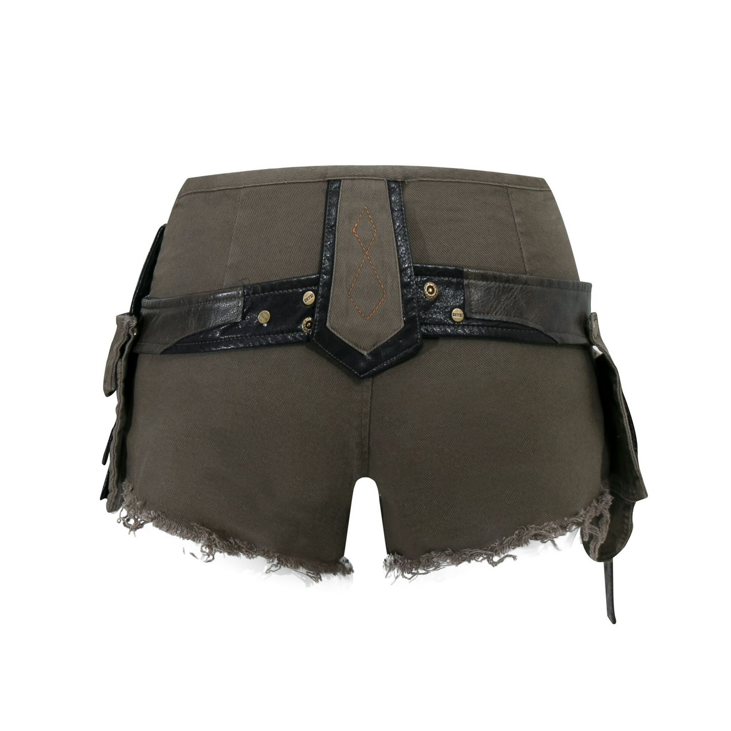 ベルトデザインショートパンツ/4color/cm0137