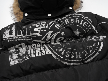 ファー付きパファージャケット/2color/cm0087