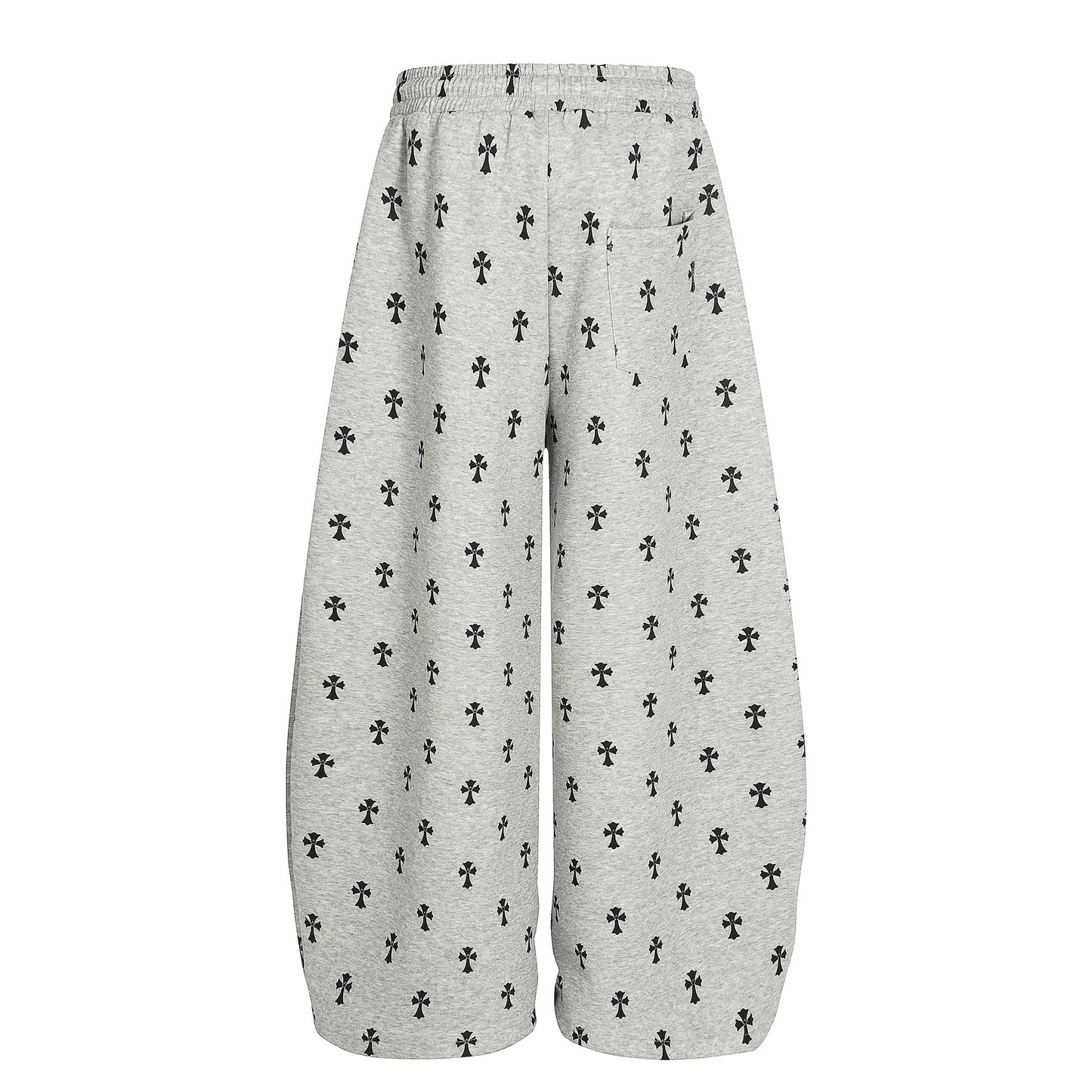 クロス柄スターロゴワイドパンツ/2color/cm0076