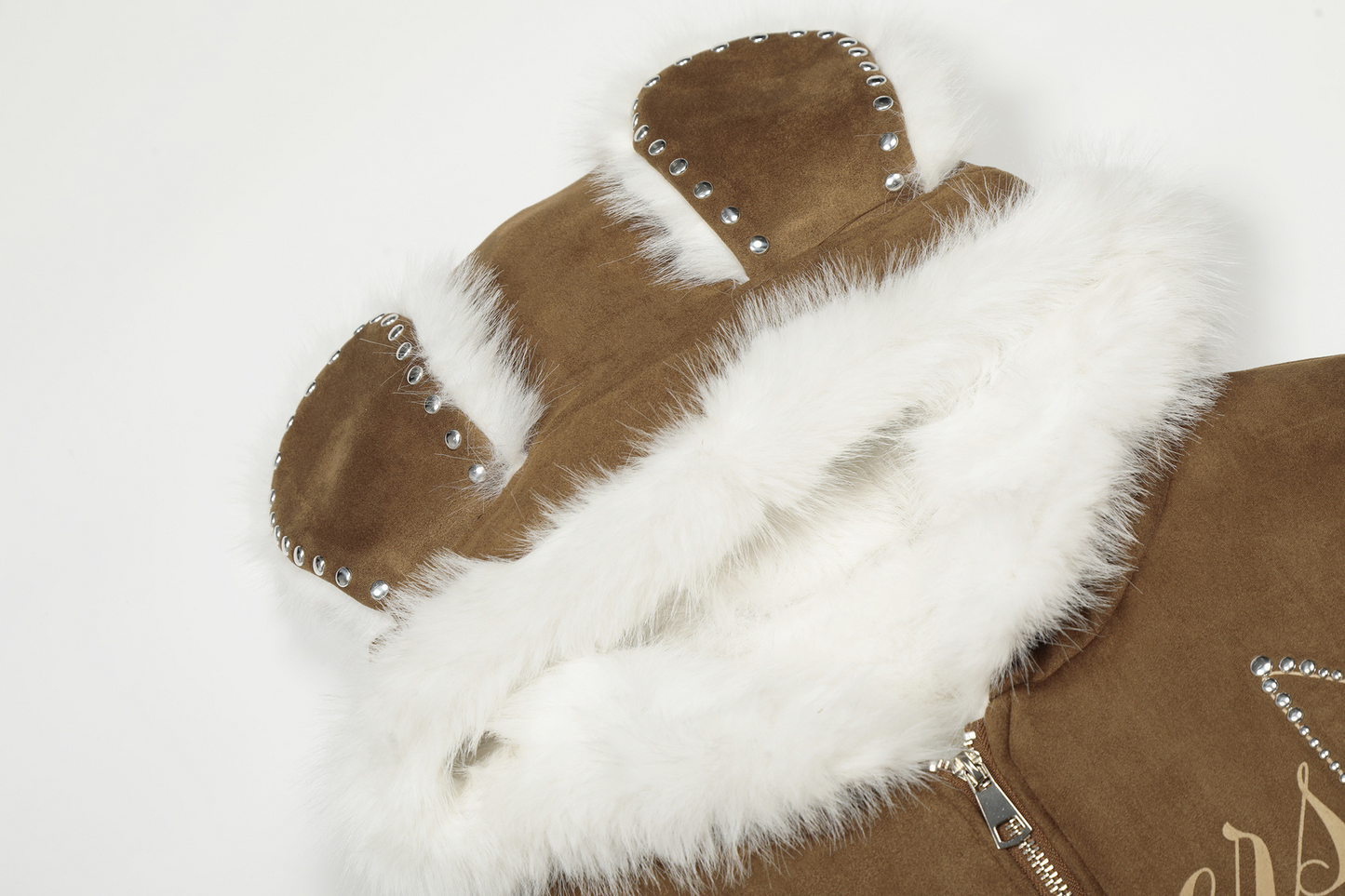 耳付きファーフードパッド入りジャケット/cm0068