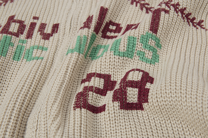 カラーロゴタートルネックニットジャケット/2color/cm0083