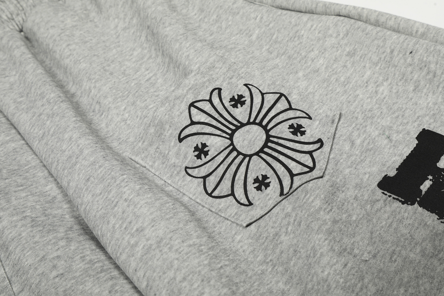 ポケットロゴプリントワイドパンツ/2color/cm0065