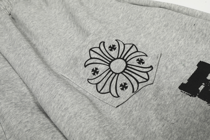 ポケットロゴプリントワイドパンツ/2color/cm0065