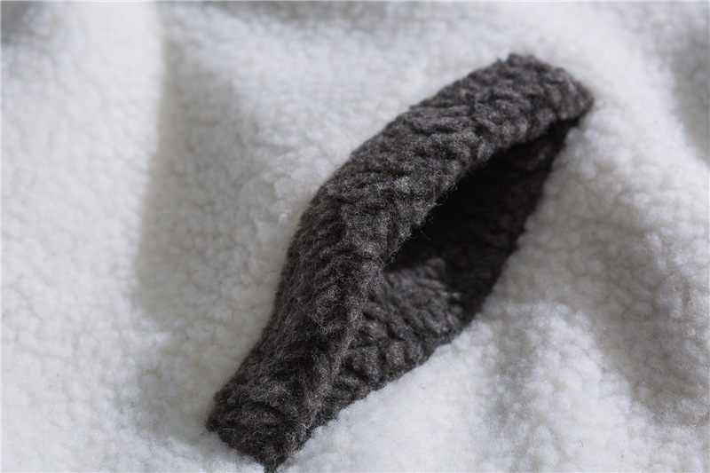 バイカラーワンポイントロゴボアジャケット/2color/cm0122